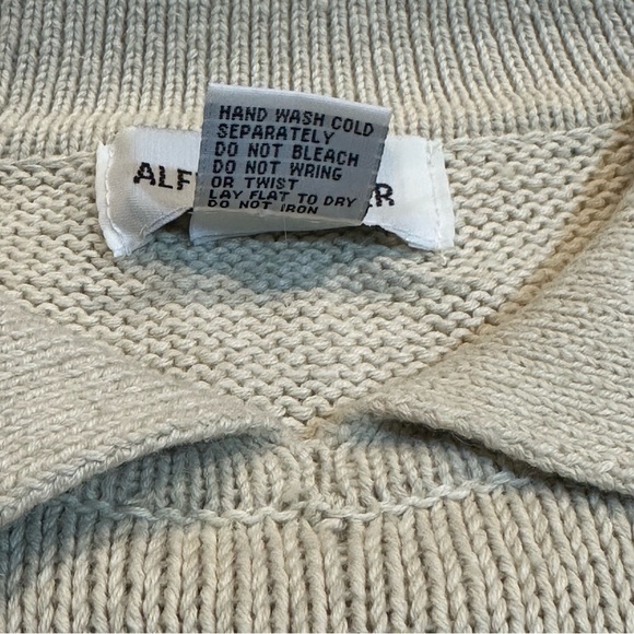 Alfred Dunner Sweater 2X – Vintage Ramie Cotton Knit, Made in Hong Kong - Picture 4 of 9